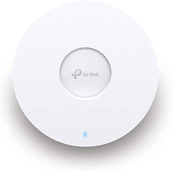 TP-Link AX1800 Wi-Fi 6 Dual Band Gigabit Ceiling Mount Access Point, Omada Mesh, Power over Ethernet (802.3at) or DC, Easily Mount to Wall or Ceiling, Free EAP Controller Software, Easy use (EAP610)