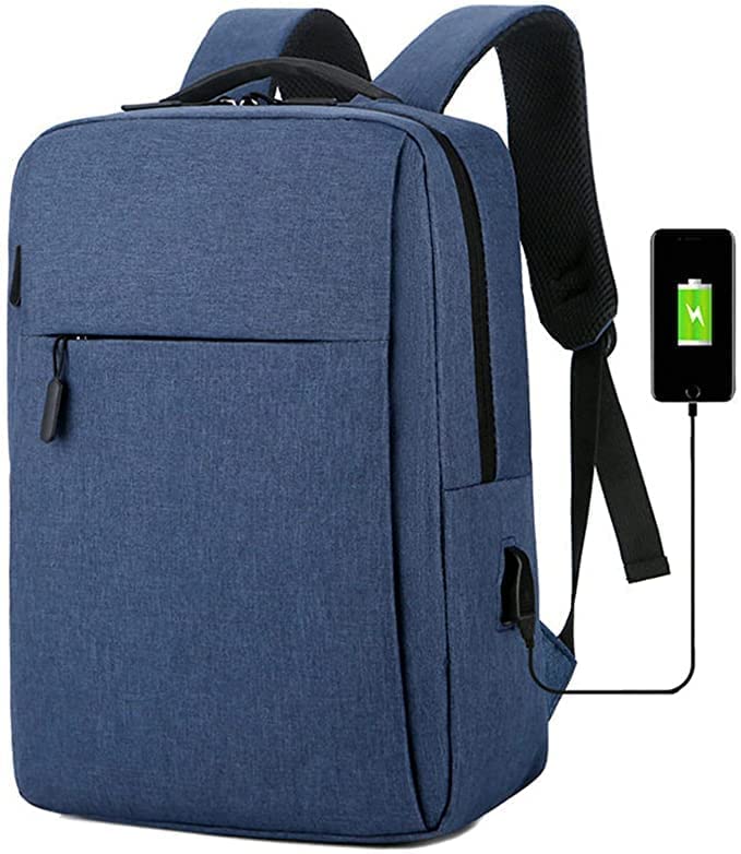 Laptop Backpack, Travel Computer Backpack Anti-Theft Work Backpack with USB Port Waterproof School Computer Bag for Women and Men Fits 15.6 Inch Laptop Notebook