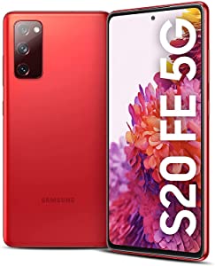 Samsung Galaxy S20 FE Dual SIM - 128GB, 8GB RAM, 5G - Cloud Red (KSA Version)