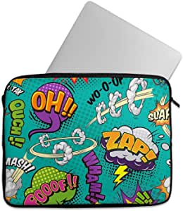 laptop sleeve 15.6 & 15 inch Protective Case with Zippe Carrying Bag laptop sleeve laptop sleeve laptop sleeve laptop sleeve 15.6 & 15 inch -Tat Casual Printed Laptop Sleeve 09
