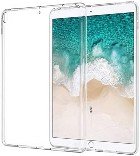 MISLE iPad Air 3 2019 Case, iPad Pro 10.5" 2017, Transparent Clear TPU Case Cover Soft Skin Compatible for iPad Air 3 2019 Case, iPad Pro 10.5" 2017