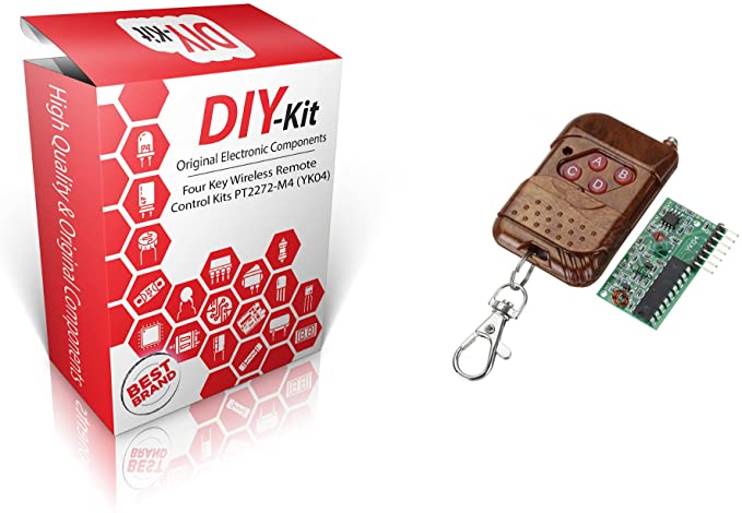 DIY-Kit Four Key Wireless Remote Control Kits PT2272-M4 (YK04)