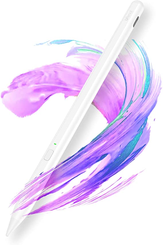 Uogic Stylus Pen for iPad, 2021 Model, Magnetic, Rechargeable, Palm Rejection, Compatible with Apple iPad Pro 11"/12.9" 2018/2020/2021, iPad 6th/7th/8th Gen, iPad Mini 5th Gen, iPad Air 3rd/4th Gen