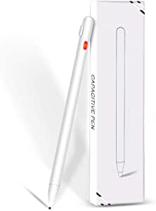 Youshuo Stylus Pen for Touch Screens iPad Stylus, Stylus for iPhone, KSW KINGDO Rechargeable Stylus Pen for iPhone and iPad. (White) (White)