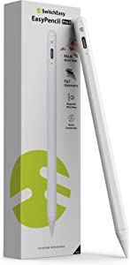Stylus Pen for iPad, SwitchEasy iPad Pencil with Palm Rejection, Compatible with (2018-2021) Apple iPad 6/7/8th Gen, iPad Pro 11 /12.9 inch, iPad Mini 5th Gen, iPad Air 3rd Gen for Writing & Drawing