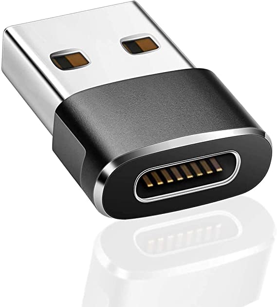MYVN USB 3.0 Type C Female to USB A Male Connector/Converter/Adapter Compatible for All Type-C Devices-(Multi-Colored)