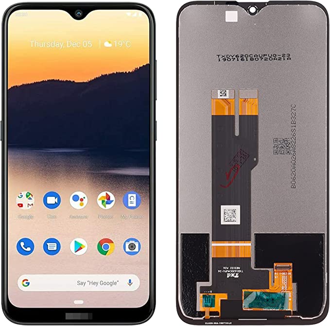 SwarKing Replacement Compatible with Nokia 2.3 (Black Without Frame) LCD Display Touch Screen Digitizer Assembly with Repair Tools