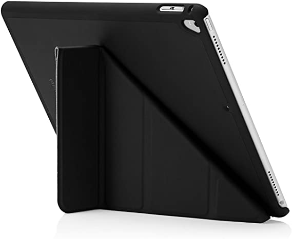 Pipetto Origami iPad Case Pro 12.9" (2nd Gen) with 5 in 1 stand & auto sleep/wake function Black