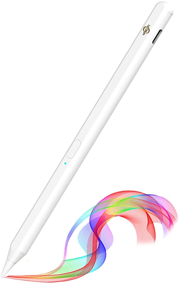 Stylus Pen Compatible with Apple iPad (2018-2020), iPad Pencil with Tilt, Palm Rejection, Magnetic, for iPad 6th/7th Gen, iPad Mini 5th Gen, iPad Pro (11/12.9") 3rd Gen, iPad Air (10.5") 3rd Gen White