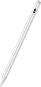 AT-Mizhi Stylus Pen for Apple iPad Pencil 2018-2020, iPad Stylus Palm Rejection, High Precision, Auto Sleep, Compatible with iPad 6th 7th Gen/iPad Pro 11''&12.9''/iPad Air 3rd Gen/iPad Mini 5th Gen