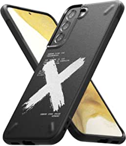 Ringke Onyx Design Compatible with Samsung Galaxy S22 5G Case (2022), Design Print Back Tough Rugged Durable Shockproof TPU Heavy Duty Protective Phone Cover - X