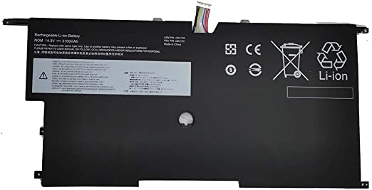 YXKC 45N1701 Replacement Battery Compatible with Lenovo ThinkPad New X1 Carbon 14 45N1700 45N1701 45N1702 45N1703 4ICP5/58/73-2 - 14.8V 45wh