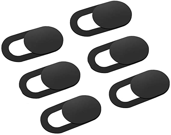 MBODM Webcam Cover Slide Web Camera Cover fits Laptop, Desktop, PC, Macboook Pro, iMac, Mac Mini, Computer, Smartphone– Ultra Thin 0.027in,Protect Your Privacy and Your Digital Life (6 Pack)