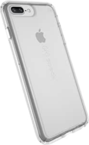 Speck Products Gemshell Cell Phone Case for iPhone 8 Plus (Also fits 7 Plus and 6S/6 Plus) - Clear/Clear