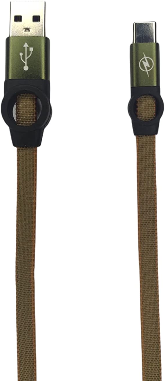 USB-C to USB 2.0 Braided Data Cable - Suppourts Fast Charging