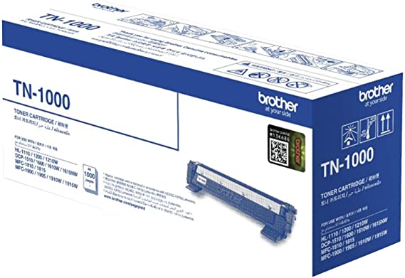 Brother TN1000, Black Toner Cartridge 1,000 pages