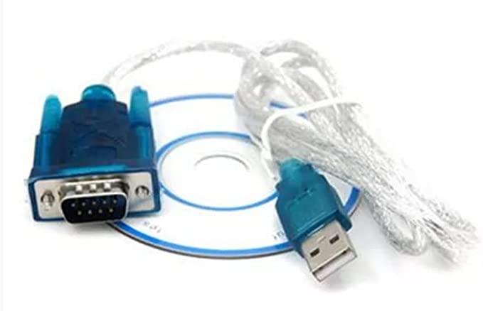 JEYEFFE CH340 USB to RS232 Male COM Serial Port PDA 9 Pin DB9 Adapter Cable Windows Linux