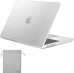 ProCase for MacBook Pro 14 Inch 2021 Case (M1 Pro / M1 Max), Hard Case Shell Cover -Crystal