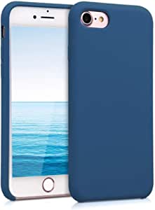 Liquid Silicone Case for iPhone 6, iPhone 6S, Slim Liquid Silicone Case Soft Gel Rubber Case Full-Body Protective Case Shockproof Drop Protection Cover for iPhone 6 / 6S - Blue