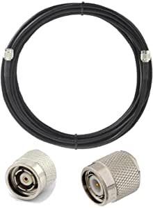 OHM - TNC male To RP-TNC male cable RG58 50ohm 7 Meter length