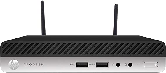 HP ProDesk 400 G3 Desktop Mini (Core i5 7500T 3.3GHz Processor, 8GB DDR4, 512GB SSD SATA 3 6GBPS, Intel 9260NGW Wireless Dual Band 11AC & BT 5.0 with Enhanced Dual Antennas,Windows 10 Pro) - Plain Box