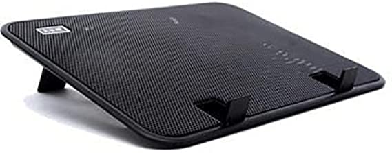 Jertch 331 Laptop Cooler Adjustable Laptop - USB Anti-Slip Cooling Pad with 5 Fan Laptop 15.6 Inches, Black