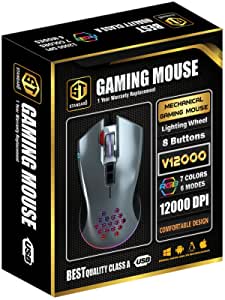 MOUSE ST STANDARD RGP GAMING V12000 - 12000 DPI (V12000)
