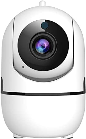 QIWA® FHD 1080P WiFi Home IP Camera, Indoor Pan/Tilt 2.4Ghz Wireless Security Camera,Nanny cam with Auto Tracking, Cloud Service, Night Vision, Two Way Audio for Baby/Elder/Pet