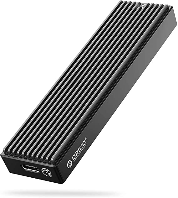 ORICO M.2 SATA SSD Case USB 3.0 Type C 5Gbps Adapter Portable M2 SATA to USB for M.2 SATA B-Key / B+M Key (2230/2242/2260/2280), Supports UASP and Smart, Does not support NVMe SSD M2PF