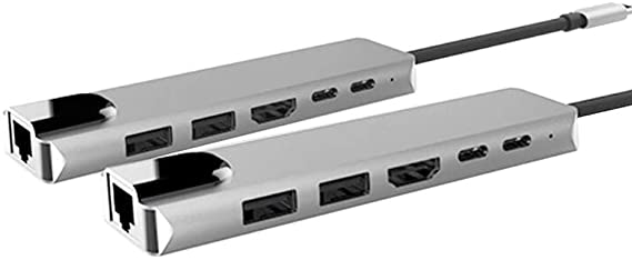6 in 1 USB C to 4K HDMI Adapter Hub