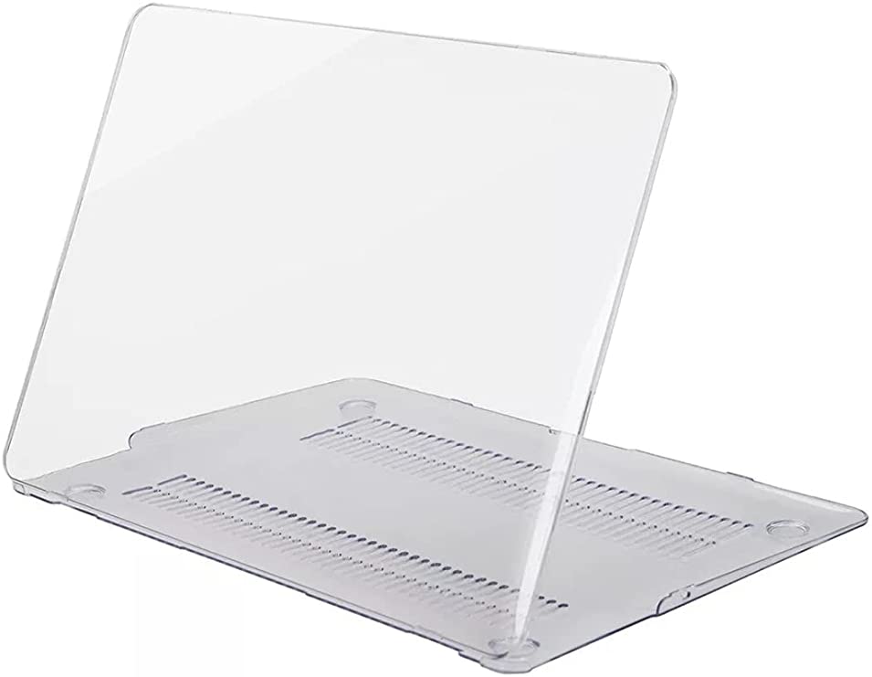 HardShell Case for MacBook Pro 13 Inch A2338(M1) A2251 A2289 A2159 A1989 A1706 A1708 - Protective Hard Shell Case Cover for MacBook Pro 13 2016-2021 Release with/Without Touch Bar, Crystal Clear
