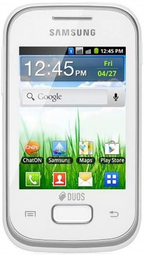 Samsung Galaxy pocket duos GT-S5303 (Y Plus) - Dual SIM - 4GB, 512GB Ram,wi fi (White)