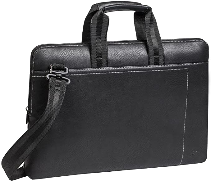 RivaCase 8930 (PU) black slim Laptop bag 15,6" / 6