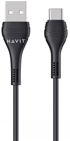 HAVIT CB6161 USB-A To TYPE-C Cable,2.0A Charging & Data,1M Black