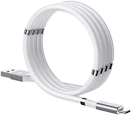 Remax Rc-125A Magnetic-Storing Series Data Cable For Type-C 1M - White