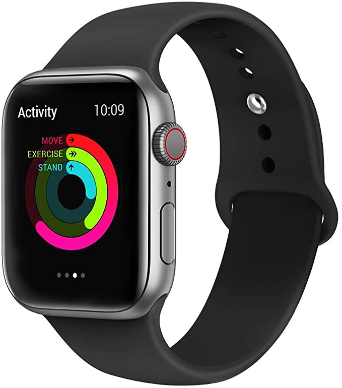 AdMaster Nylon Loop Velcro Strap Compatible with Apple Watch 38 mm 40 mm 42 mm 44 mm, Sport Adjustable Fabric Braided Velcro Men Women Band for iWatch Series 7 6 SE 5 4 3 2 1