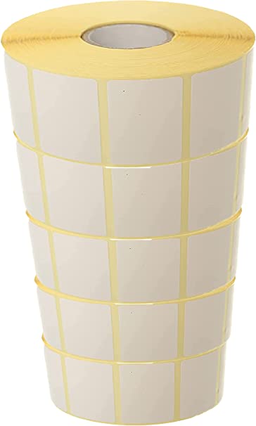 1 by 2 Inch Thermal Print Barcode Paper 5 Rolls Each Roll 1800 Tikit