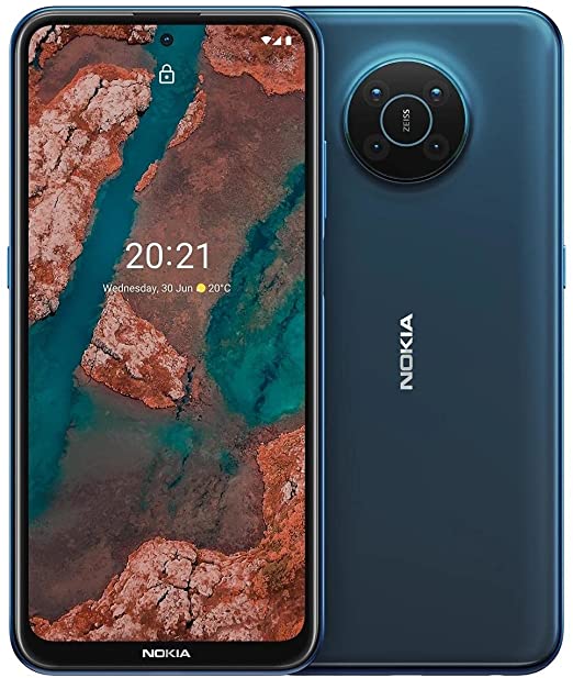 Nokia X20 5G Dual Sim - 6.67 inch, 128 GB, 8 GB RAM (Nordic Blue)