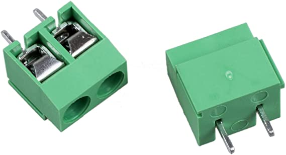 2 Pin PCB Mount Screw Terminals Block Pitch 5mm_Long