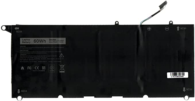 Downtown Battery For Laptop Models Dell PW23Y XPS 13 9360 13-9360-D1605G 13-9360-D1609 0RNP72 0TP1GT RNP72 TP1GT Series