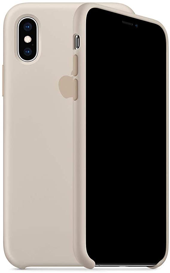 Xs Silicone Case Compatible with Apple iPhone X/Xs Silicone Cases Protective Phone Cover 5.8 inch (Stone)