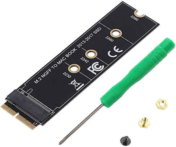 Willhom M.2 NVME SSD Convert Adapter Card for Upgrade MacBook Air (2013-2017)