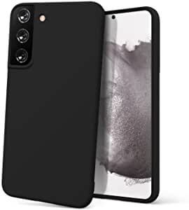 MOLANCANO Samsung Galaxy S22Plus Case, Soft TPU Phone Case, SF Coating, Wireless Charging, Shockproof Full-Body Protective Case Cover for Samsung Galaxy S22Plus (2022) (Black)