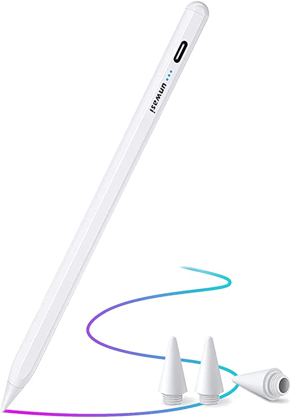 Stylus Pen for iPad with Palm Rejection,Magnetic,Tilt, Digital, Rechargeabl with 2018-2020 Apple iPad Pro (11/12.9 Inch),iPad 8th/7th/6th Gen iPad Air iPad Mini iPad Pro