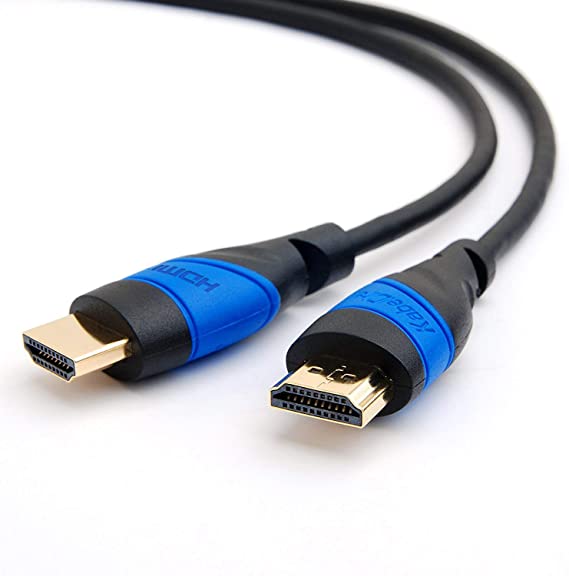 KabelDirekt – 4K HDMI كابل – 3 م (متوافق مع HDMI 2.0a/b 2.0، و1.4a، و4K Ultra HD، و3D، والدقة العالية الكاملة، و1080p، وHDR، وARC، والسرعة العالية مع الإيثرنت، PS4، وXBOX، وHDTV) – FLEX Series