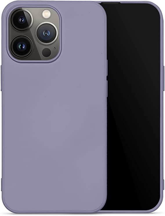 iPhone 13 Case, Ultra Thin Silicone Protective Case for Apple iPhone 13 with Reinforced Shockproof Protection (iPhone 13 Pro, Violet)