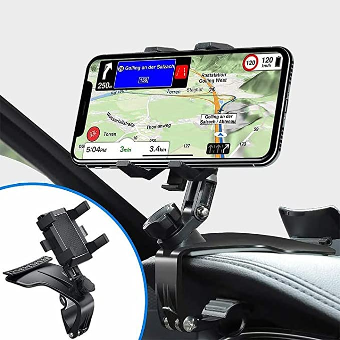 Adamt Spida Mount - Universal Phone Clip, Dashboard Phone Holder, Car Phone Holder, to Ensure Driving Safety, Suitable for All 3-7 inch Mobile Phones