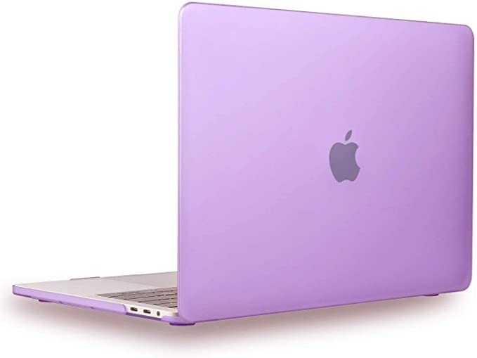 Matte Hard Case Compatible with 2016 2017 2018 2019 2020 MacBook Pro 13 inch M1 with USB-C Touch Bar, Model A2338 (M1) A2289 A2251 A2159 A1989 A1706 A1708, Purple
