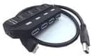 2B US318 USB 3.0 Port HUB Super Speed up to 5GB/S Black