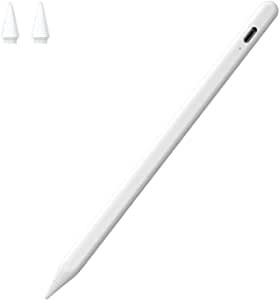 Stylus Pen for iPad with Palm Rejection, No Lag, High Precision, Tilt Compatible with (2018-2020) Apple iPad Pro 11 & 12.9 inch, iPad 8th/7th/6th Gen, iPad Mini 5th Gen, iPad Air 4th/3rd Gen